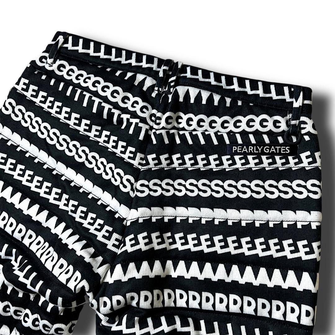 パーリーゲイツ 定価3.6万 裏起毛ミドルゲージ天竺 DiAPLEX中綿パンツ