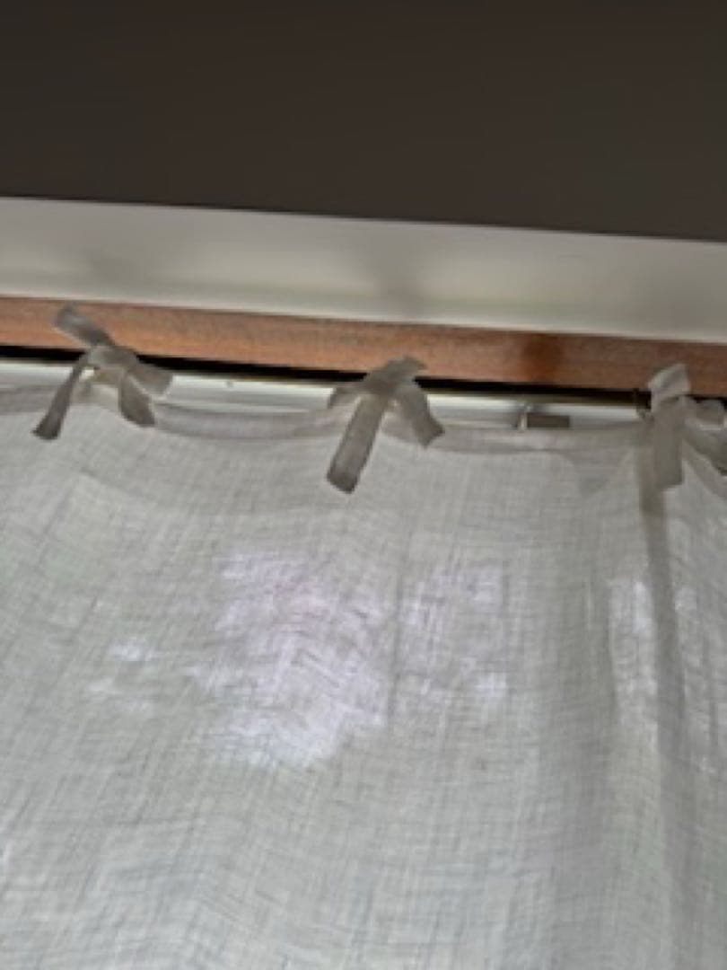 *️⃣プロフ必読❣️アンティークフランス リネンカーテン レース