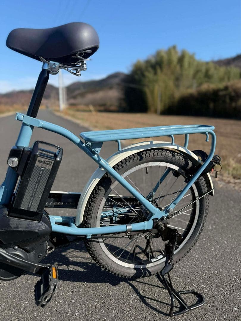 ヤマハ電動アシスト自転車 シティタイプ 青