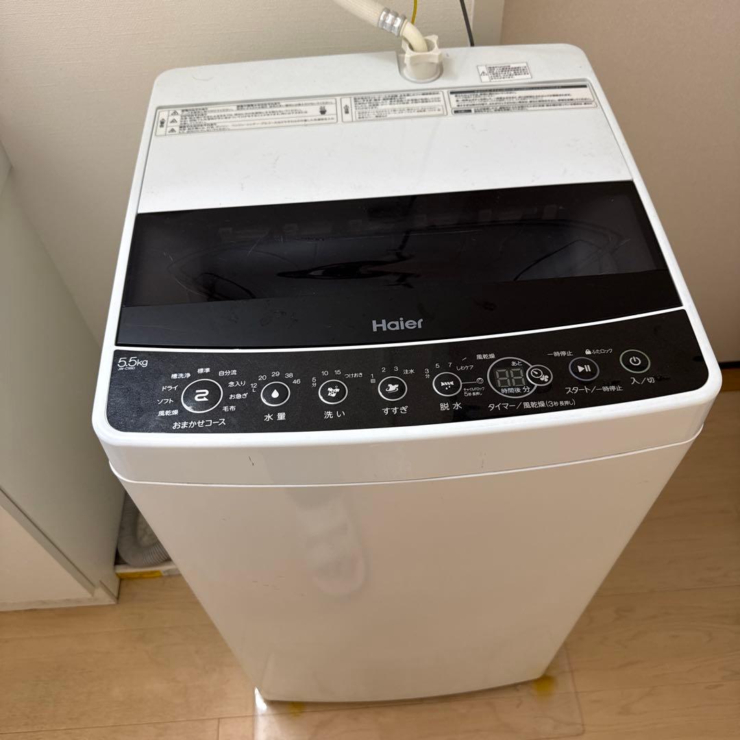 い*》様 [美品] ハイアール Haier 5.5kg 全自動洗濯機 JW-C5