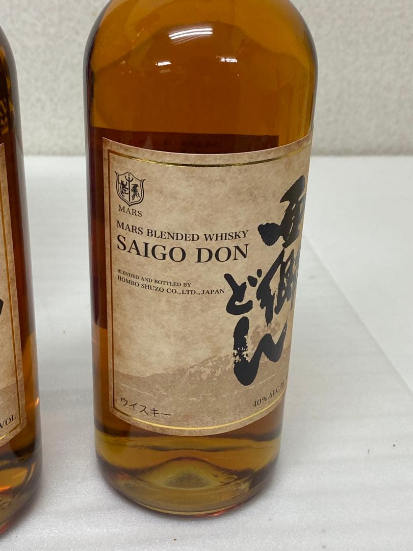 3-3221 マルスウイスキー 西郷どん SAIGO DON 700ml 2本