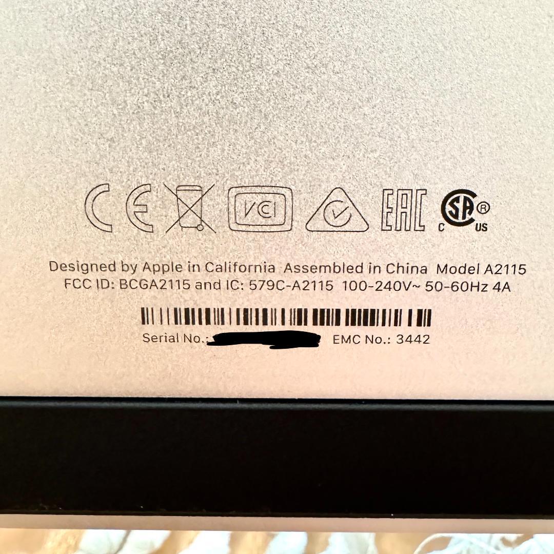 iMac 2020/Retina 5K/27インチ/40GB/512GB