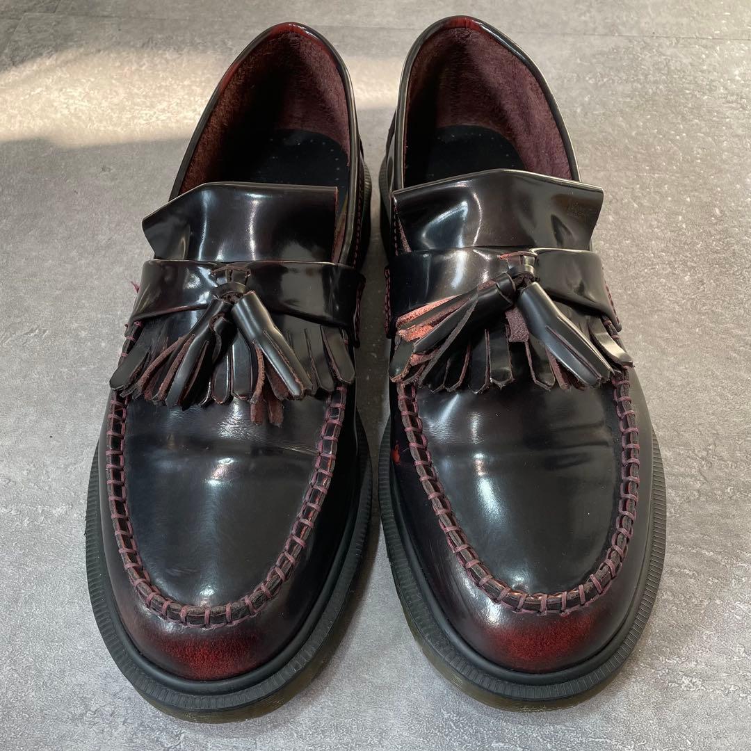 ドクターマーチン　ADRIAN　キルトタッセルローファー　バーガンディ　EU41