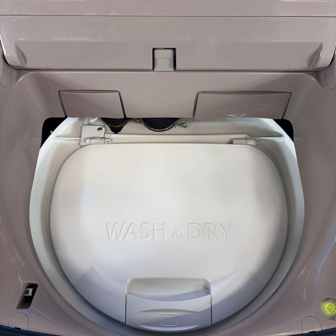 734 日立ビートウォッシュ　洗濯機　乾燥付　10/5.5kg 家庭用　保証込