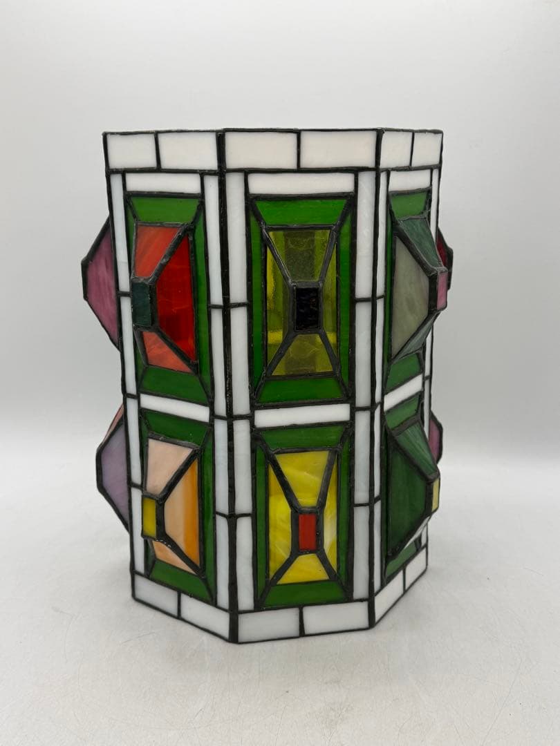 時代　ステンドガラス　ランプシェード　インテリア　置物　送料込み260113