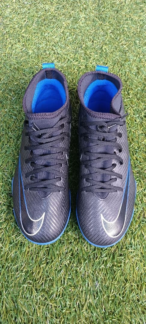 Nike Mercurial ブラック/ブルー サッカーシューズ