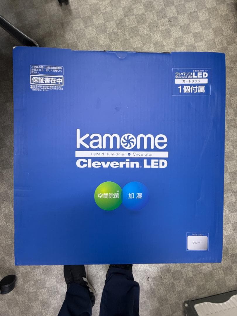 未使用品 kamome Cleverin LED 加湿器 KKHQ-651C