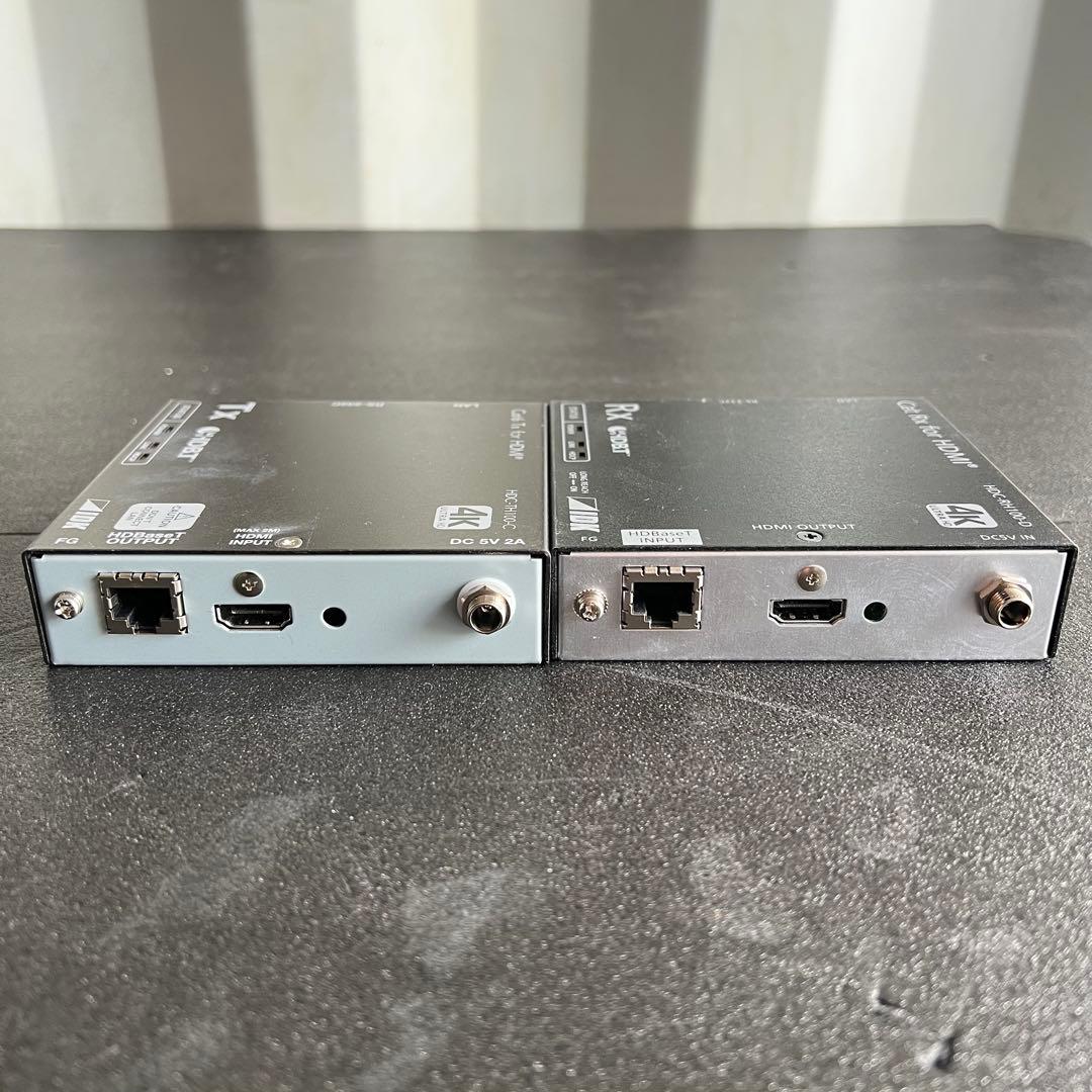 A4 美品✨　IDK HDMIツイストペアケーブル　送信機