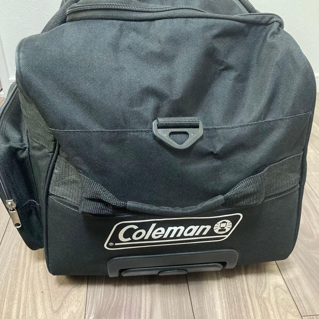 特大Coleman☆コールマン 77L ボストン キャリーバッグ 3way 黒