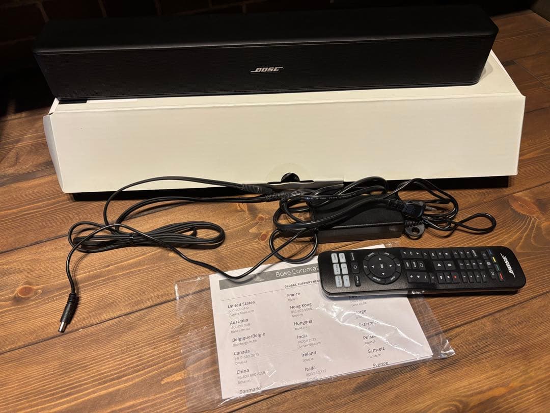 Bose Solo5 TV sound system サウンドバー リモコン付き