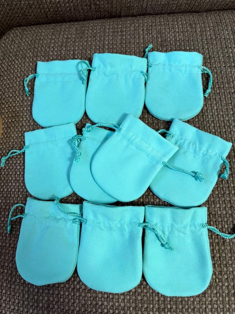 旧型　中古品 ティファニー巾着袋10枚セット