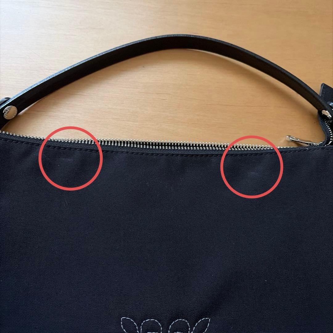 美品＊ラシット コーデュラナイロン2WAYシンプルショルダーバッグ