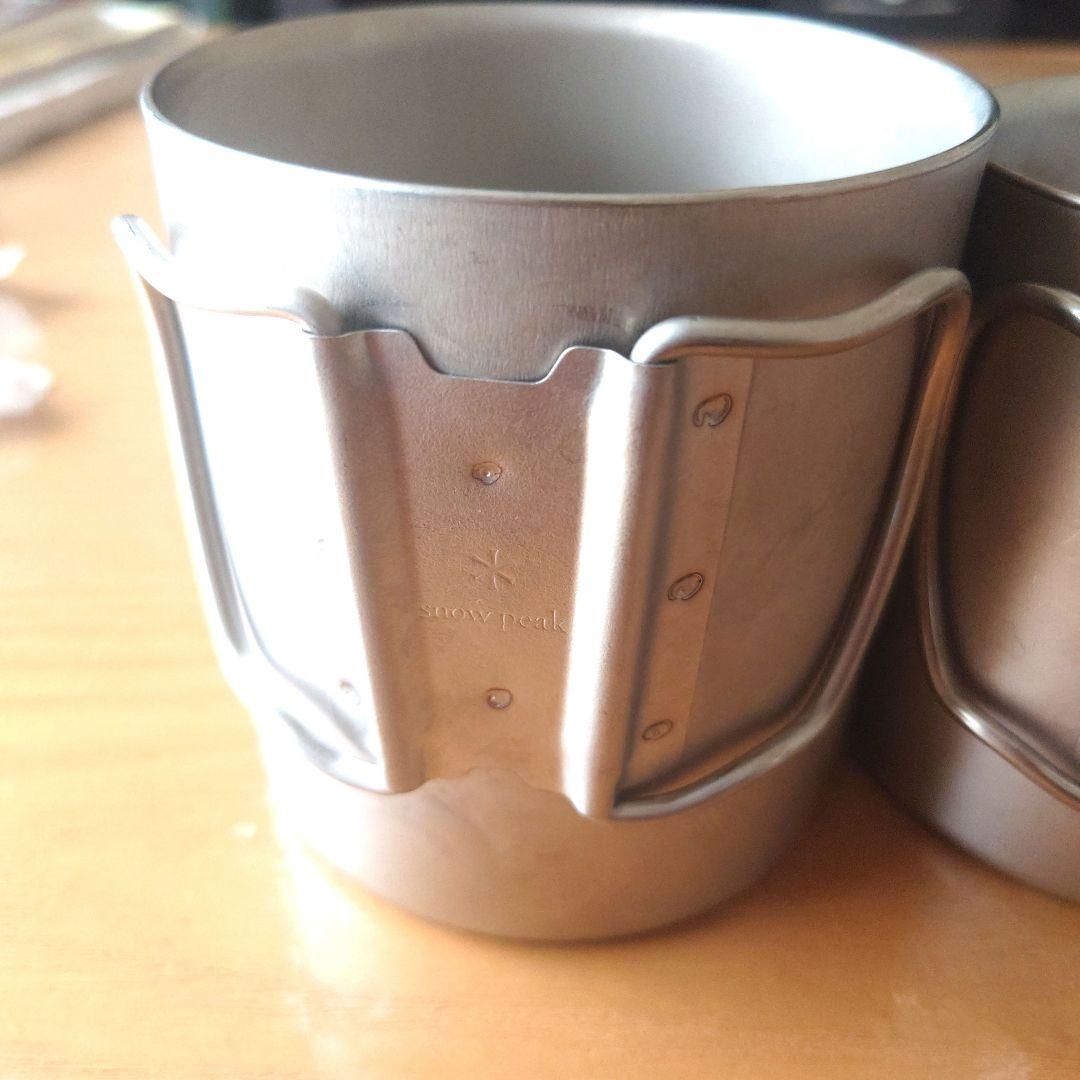スノーピーク チタンダブルマグ 600 450 300 220