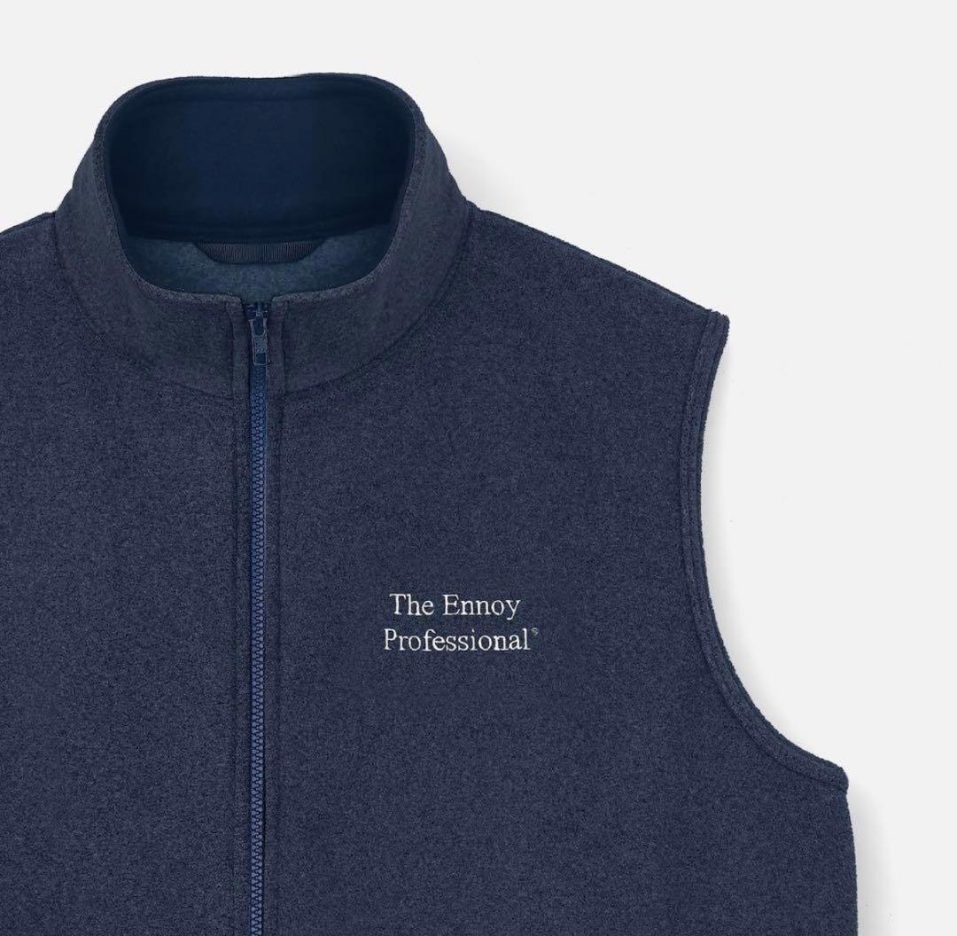 最安！ENNOY PROFESSIONAL FLEECE VEST NAVY S