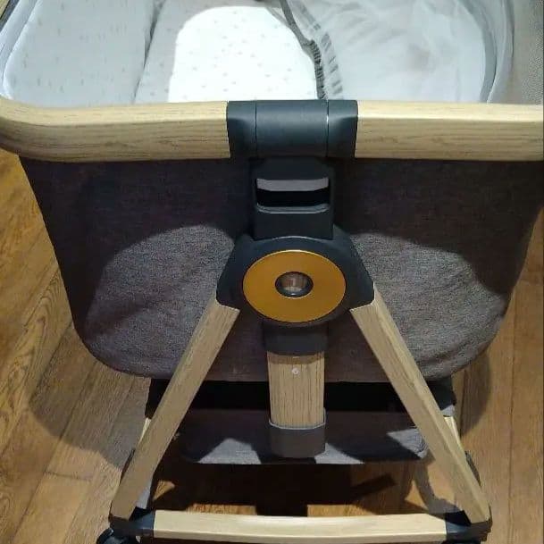 ベビーベッド HZDMJ (グレー)　折り畳み