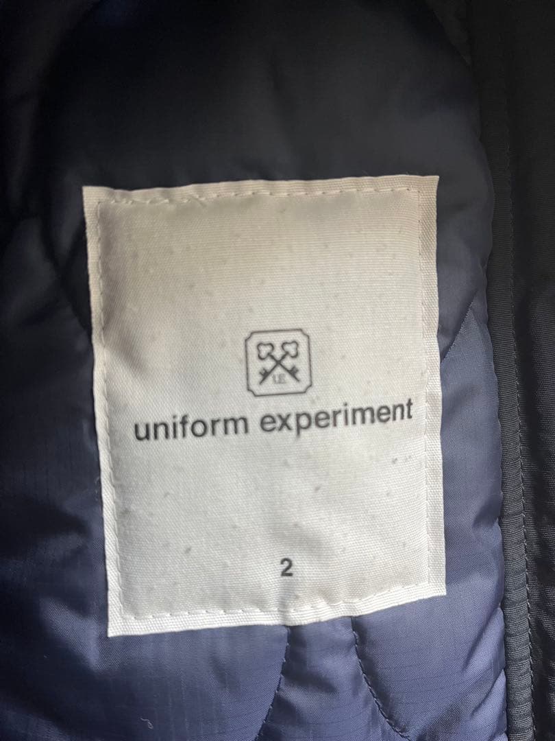 ユニフォームエクスペリメント　モッズコート　usnavy ブラック　2