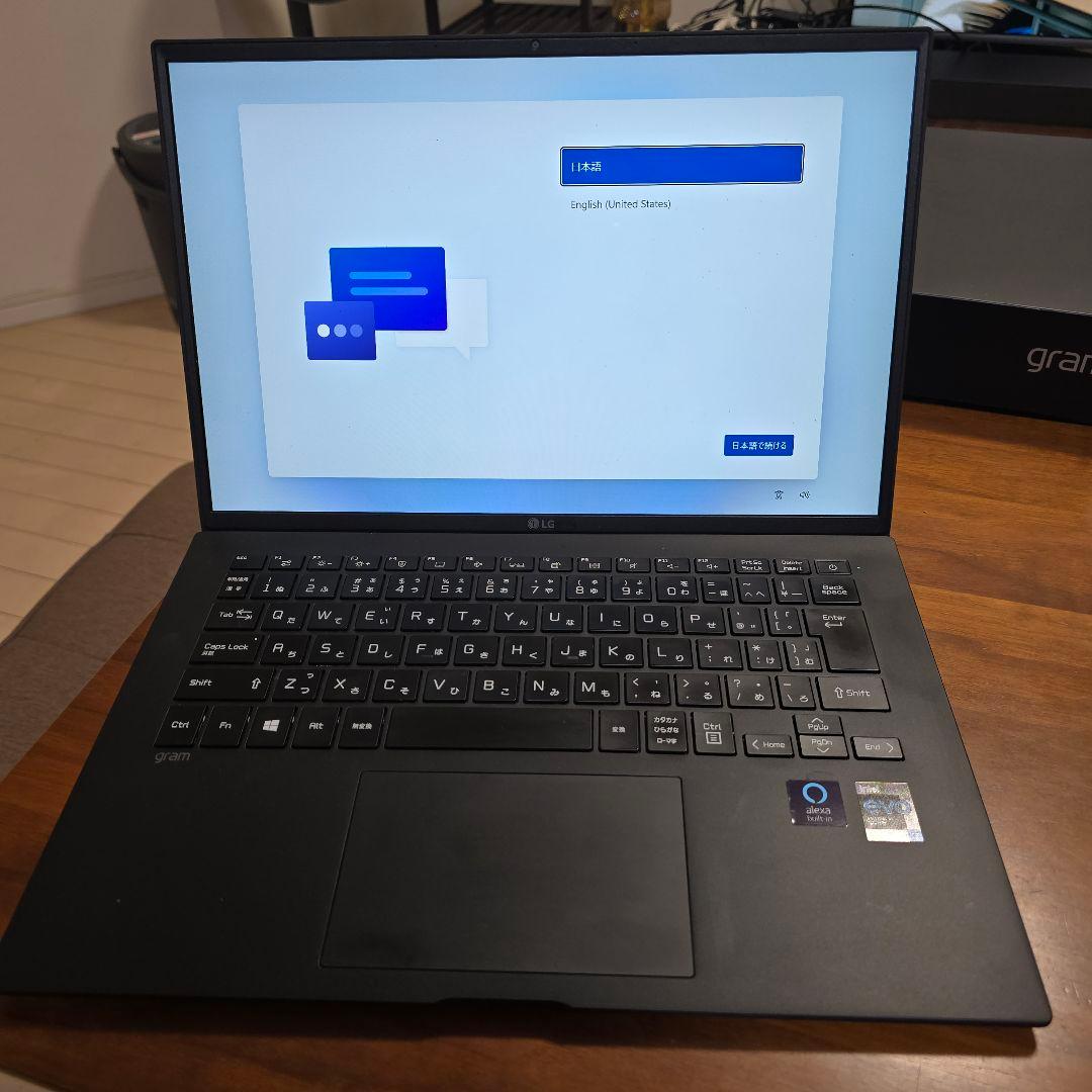 Lg ノートパソコン Gram14 インチ11世代corei5 8gb