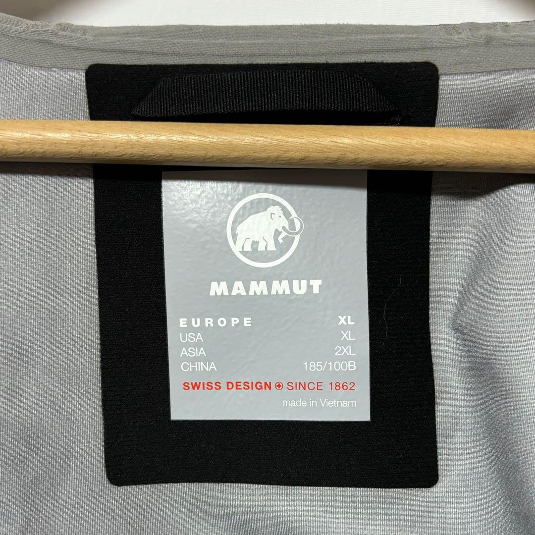 マムート ストーニー HS フーデッド ジャケット グレイン ブラック 2XL