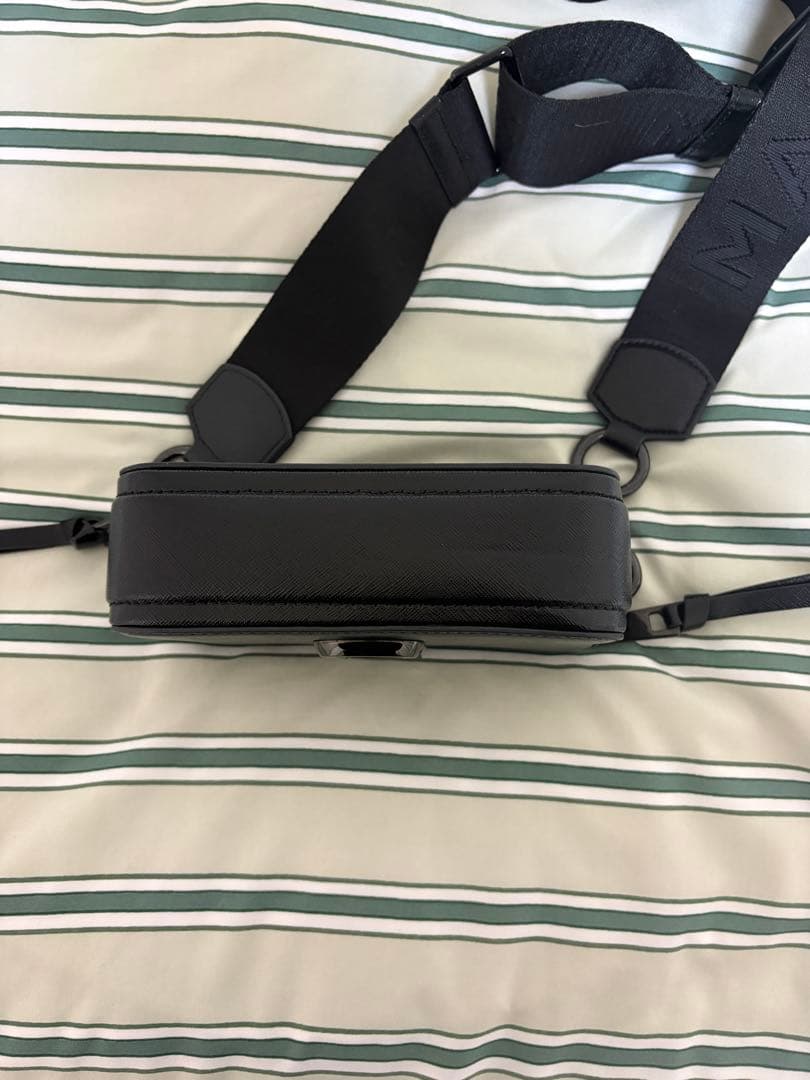 マークジェイコブス　スナップショット　ショルダーバッグ　ブラック