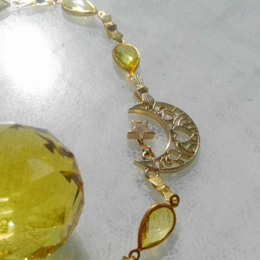 サンキャッチャー♡ハンドメイド「お日様とお月様とお星様♡」