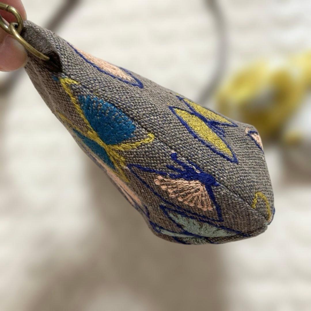 719 両面スカイフラワーのショルダーバッグ　sky flower ★レア★