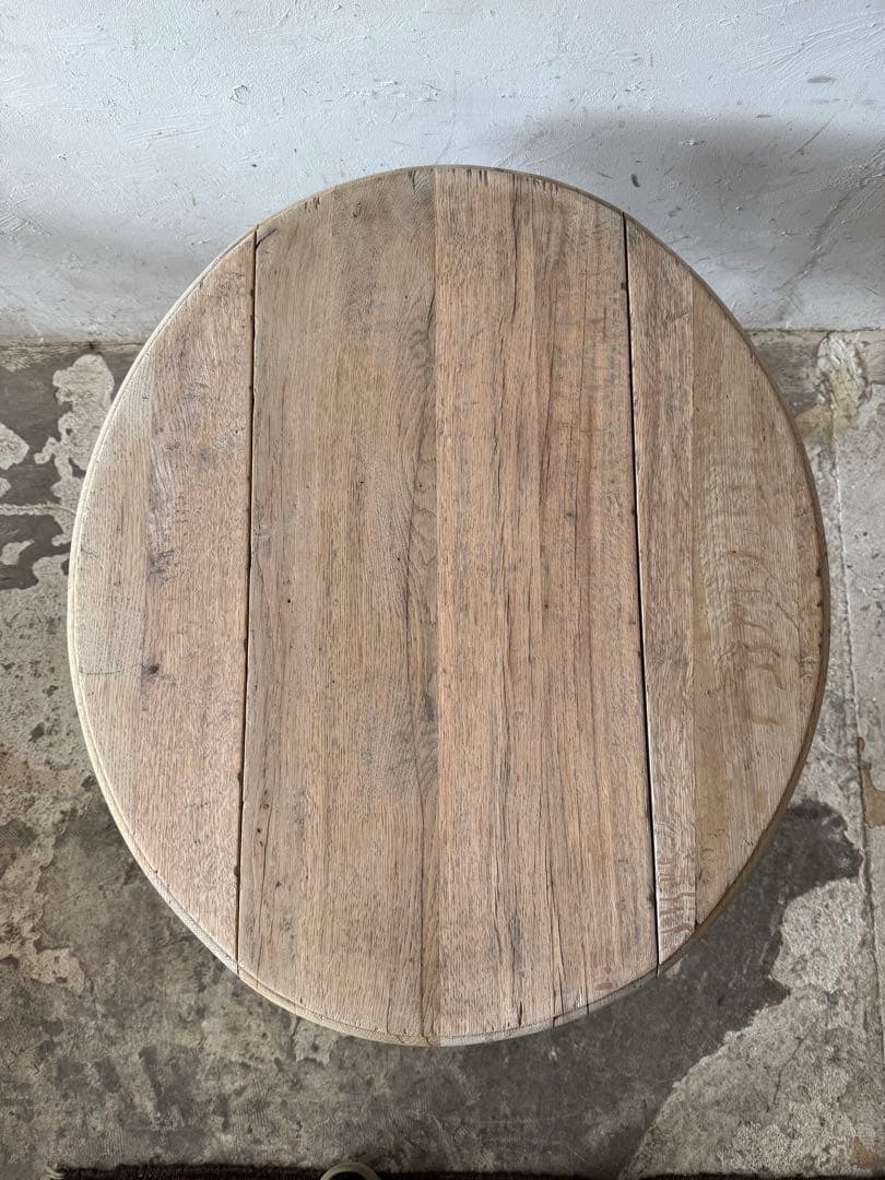 ビンテージ ドロップリーフテーブル ドロップサイドテーブル　剥離