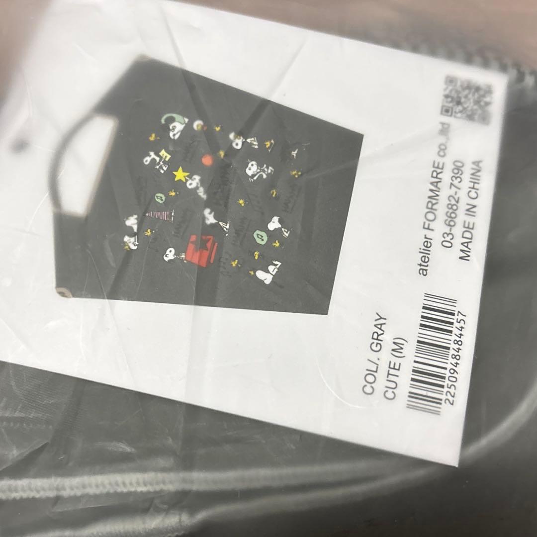 新品 ボールアンドチェーン　スヌーピー うめだ阪急　限定　チャコール　M