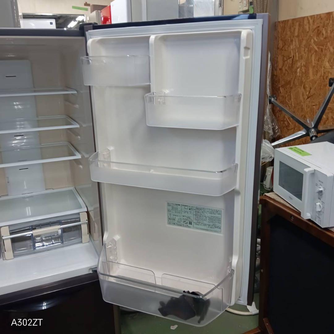 456 関東配送　大型冷蔵庫　右開き　自動製氷機付　格安　300L強　保証込