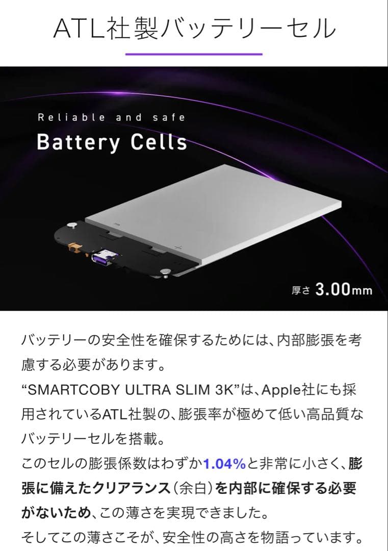 新品未開封 CIO SMARTCOBY ULTRA SLIM 3K シルバー