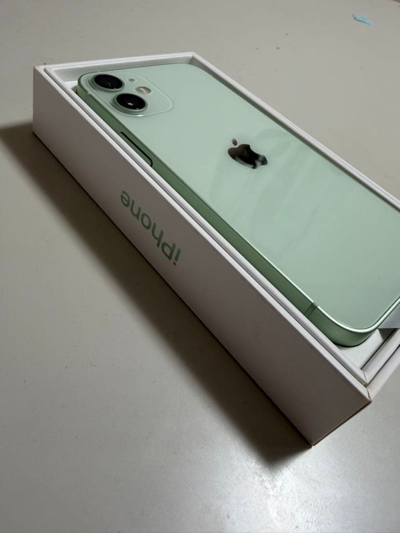 iPhone 12 mini本体 エクスプレス　ミントグリーン