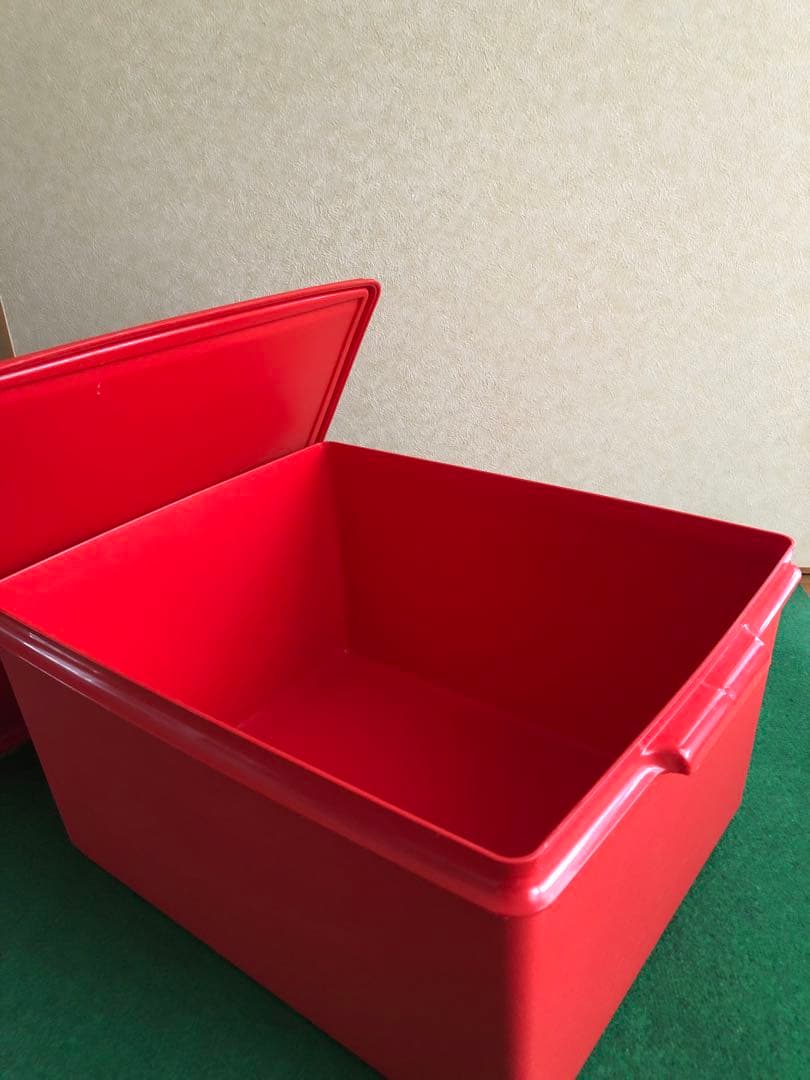 Tupperware ディープスーパーケース 赤