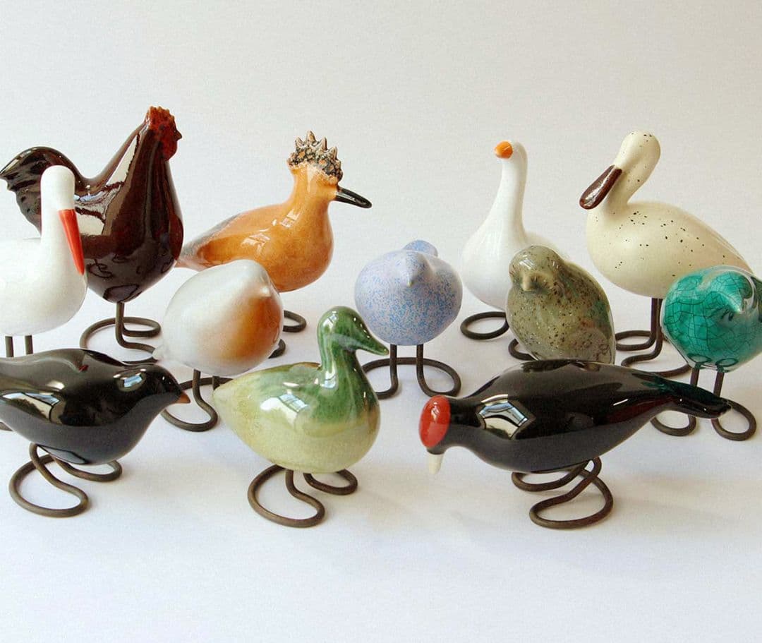 陶器 鳥 オブジェ Jehn Ceramics ジェン セラミック ポーランド