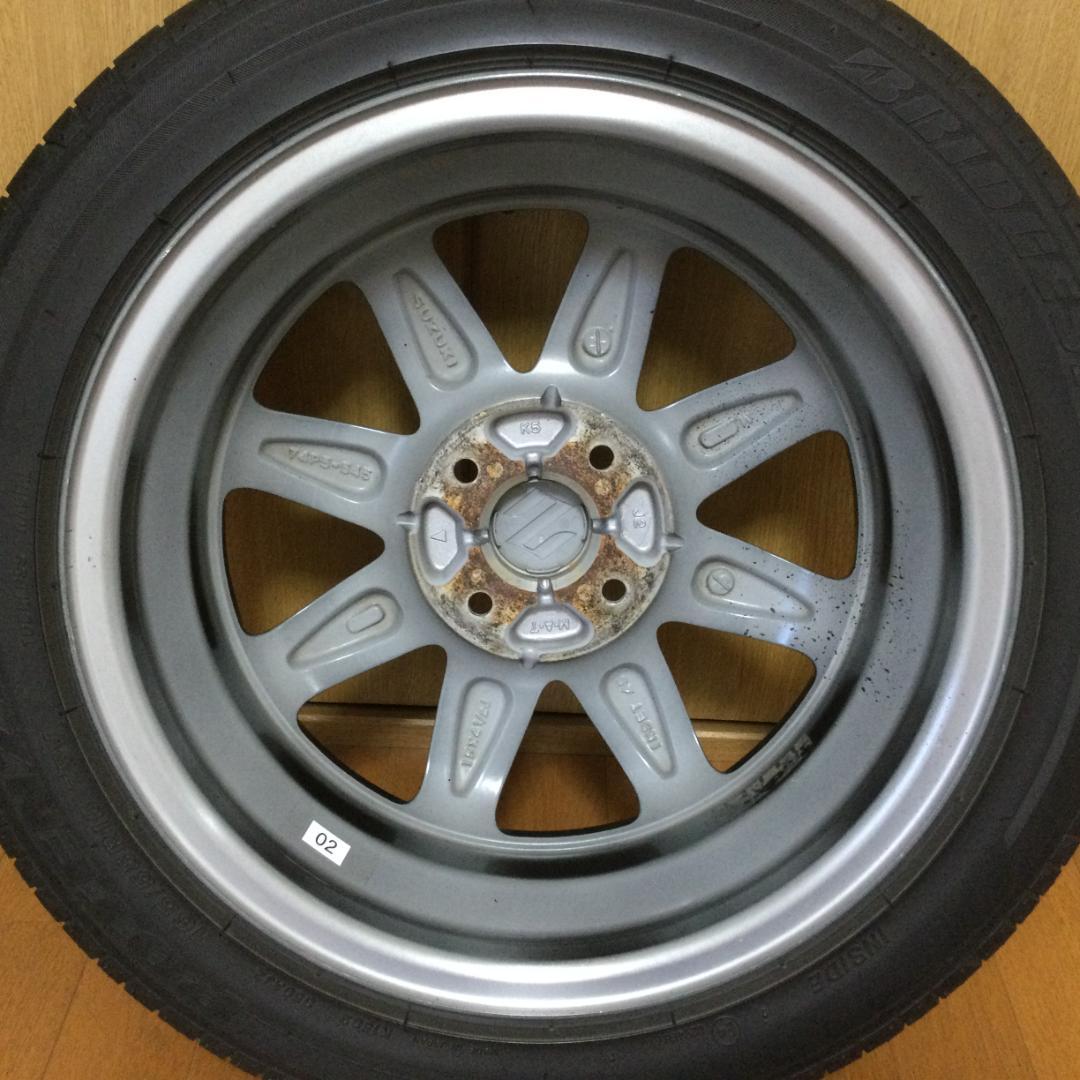 ②アルトターボRS★スズキ純正 165/55R15 75V 1本★中古美品
