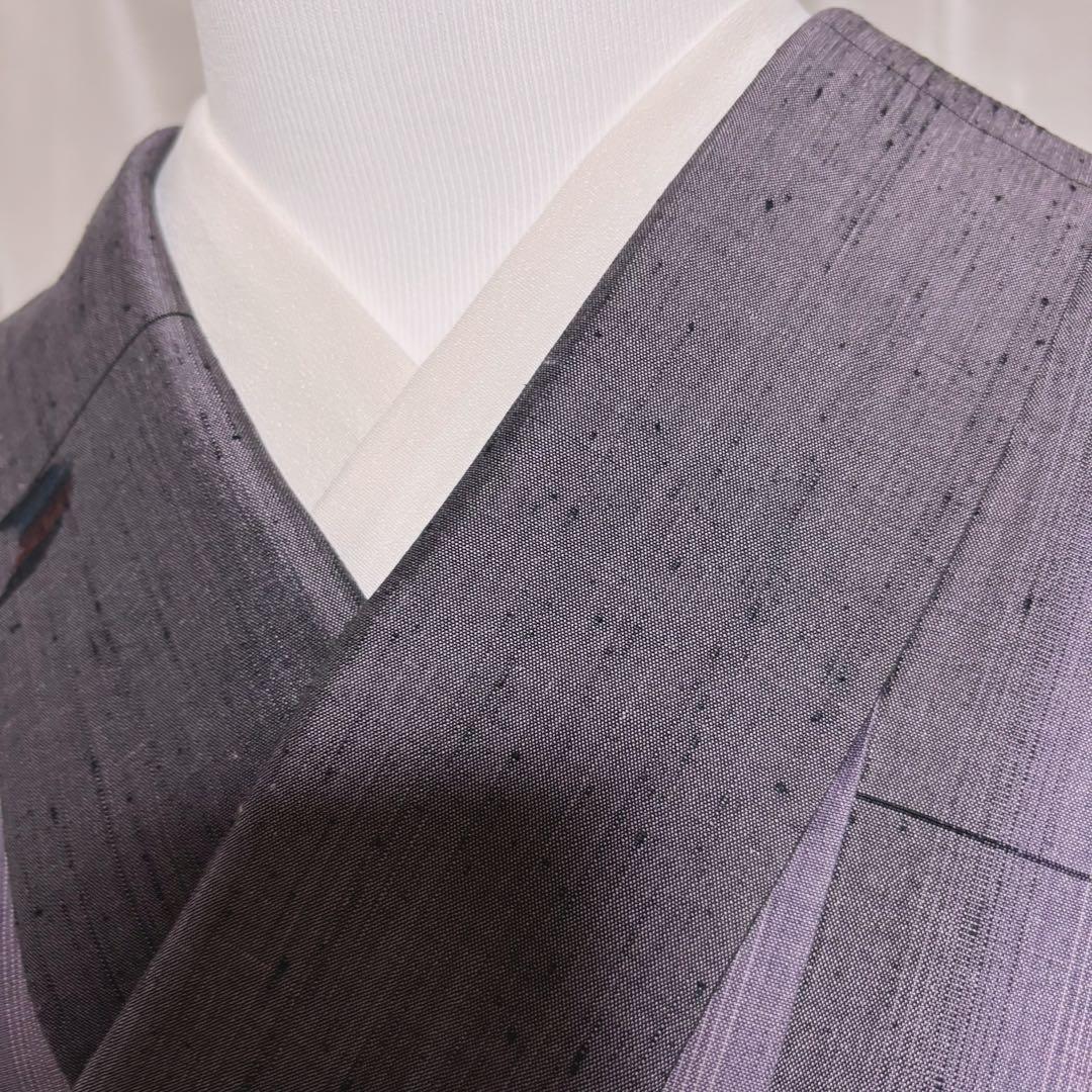 C*o様 未使用近い　美品　袷　正絹　生紬　琉球絣柄　小紋　フルセット