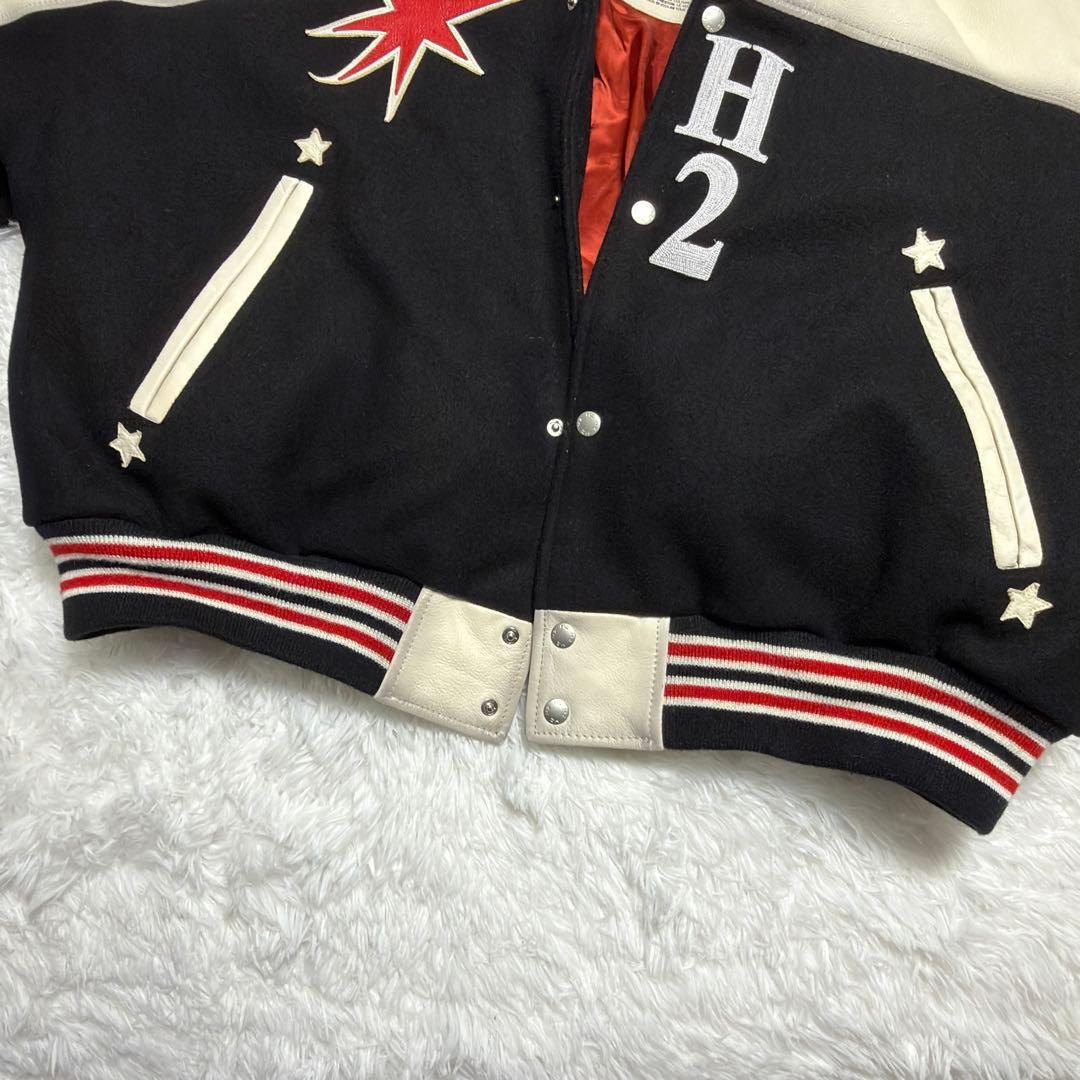 ［未使用］ H2 Heron Prestonコラボ レザースタジャン L