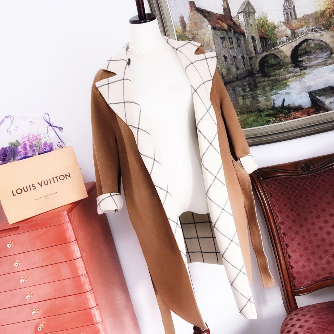 ゆー様 LOUISVUITTON ヴィトン　ダブルフェイス リバーシブル　コート
