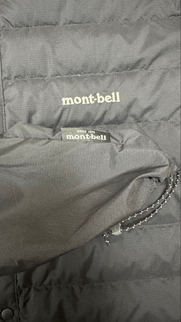 【美品】mont-bell モンベル インナーダウン　半袖ダウン