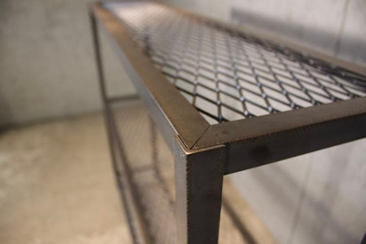 シンプルなアイアンラック リビング相性バッチリ 植物棚や飾り棚.オーダサイズ◎