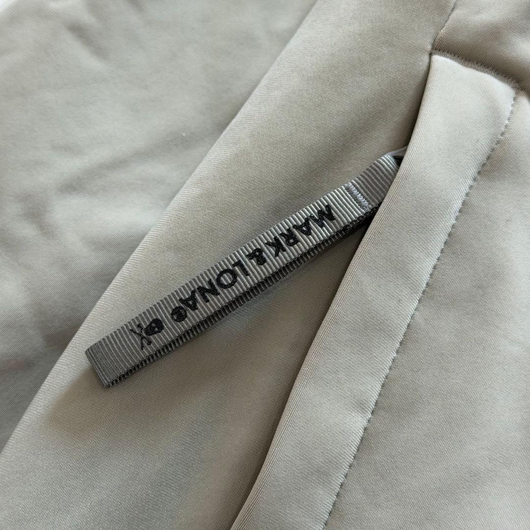 マークアンドロナ　ジップパーカー　スカル　ストレッチ　グリーン系　ゴルフウェア