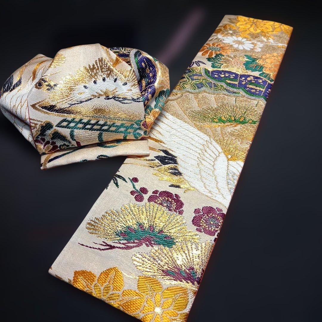 市松人形　15号 着物 比翼付き　襦袢　作り帯　帯揚げ帯締め　正絹