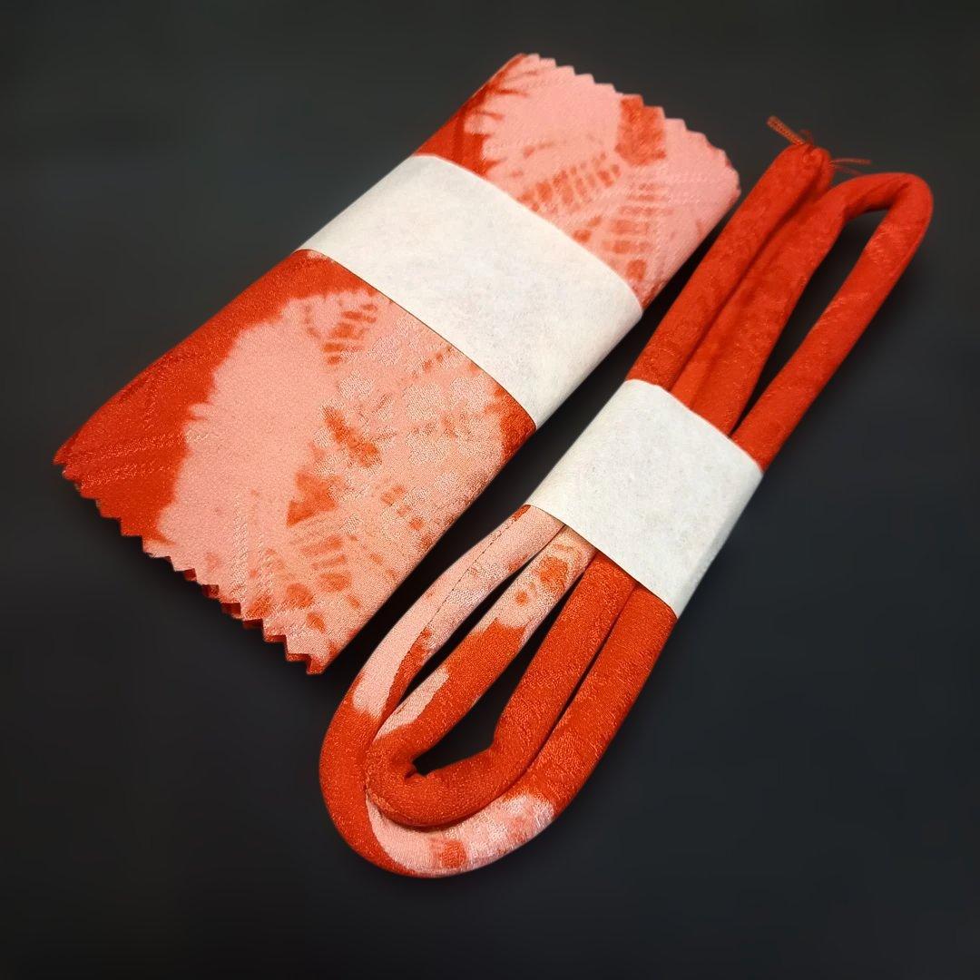 市松人形　15号 着物 比翼付き　襦袢　作り帯　帯揚げ帯締め　正絹