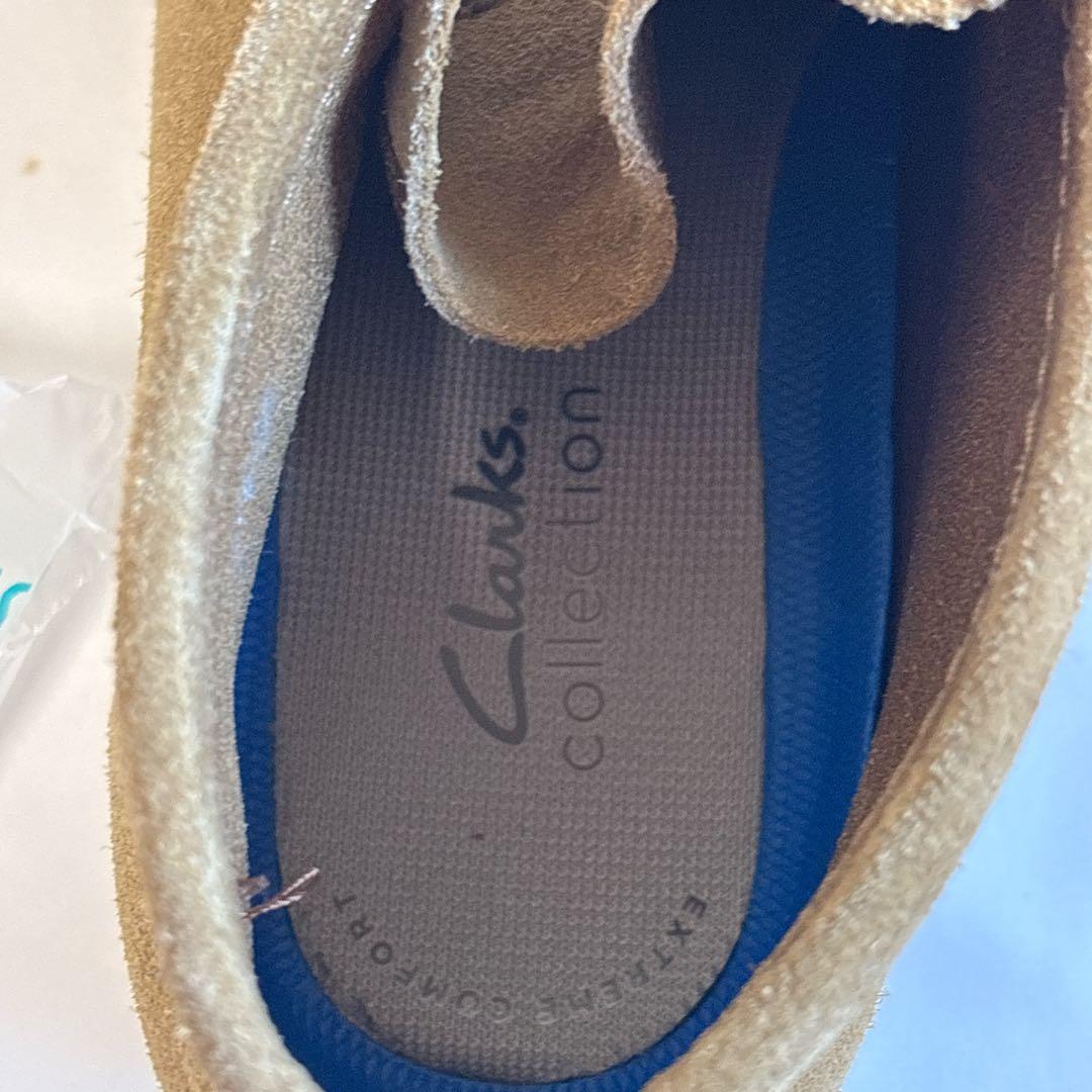 クラークス　ワラビーブーツ　ダークサンド　24.5 メンズ　レディース