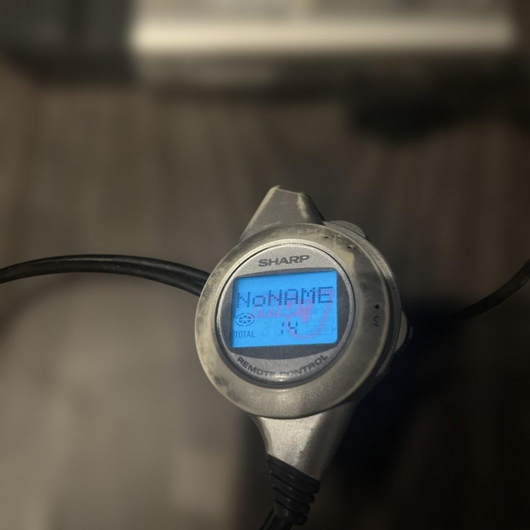 SHARP MDプレーヤー MD-MT821-S 再生のみ可　ほぼジャンク