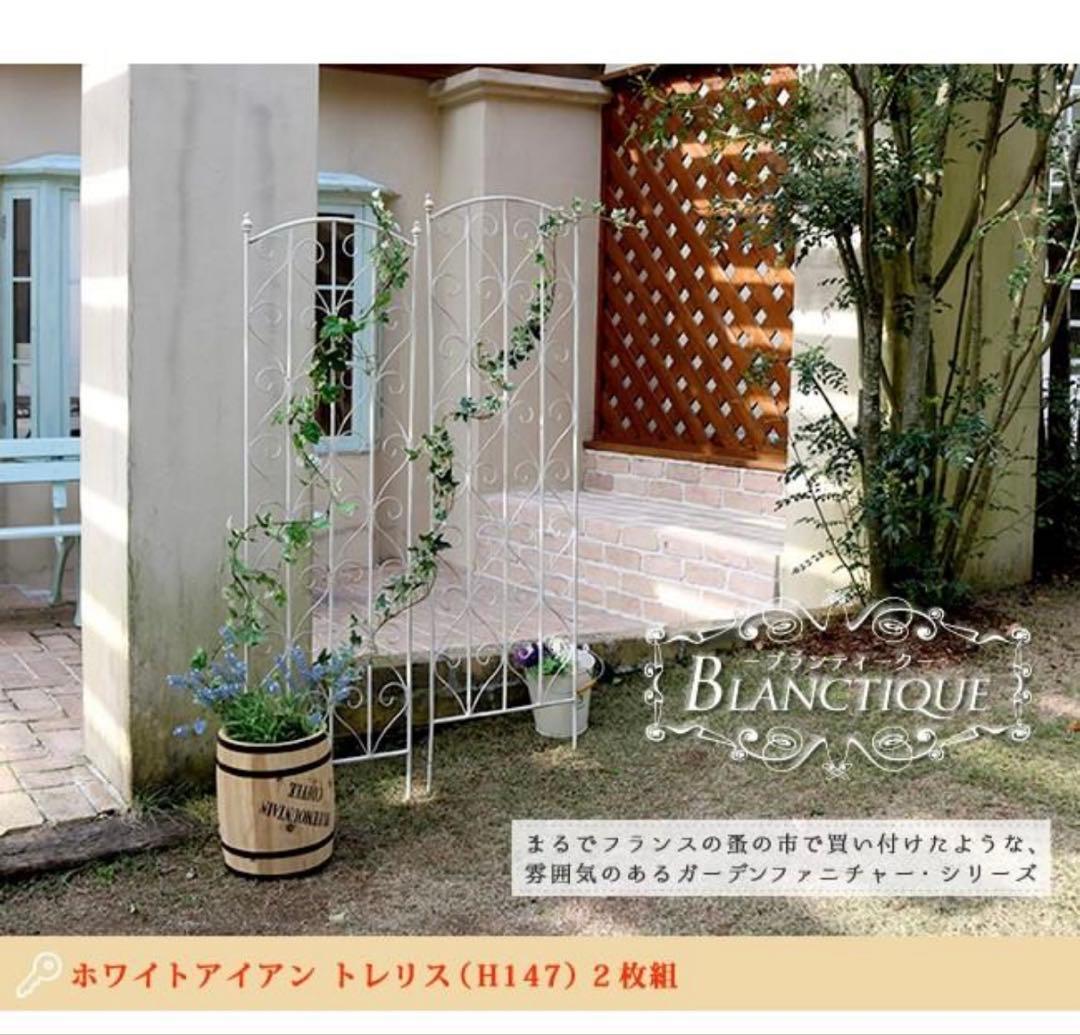 ブランティーク ホワイトアイアントレリス2枚組 北欧風