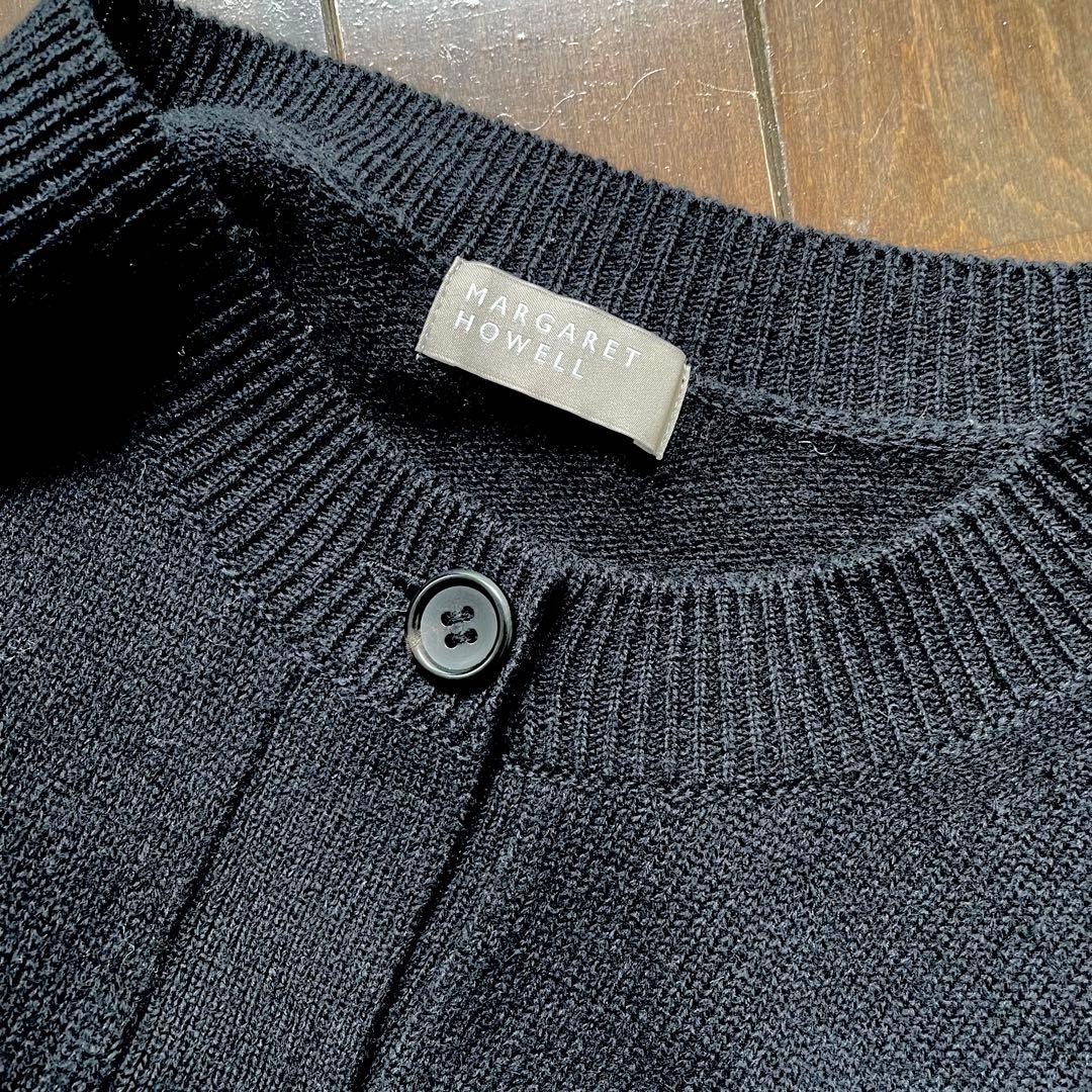 MARGARET HOWELL ウールコットンカーディガン