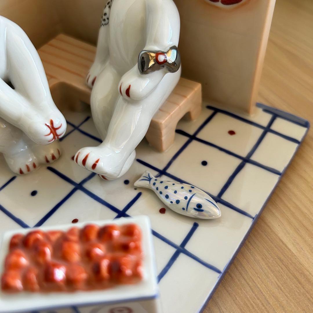 【スプーン補修跡あり】Villeroy&Boch ビレロイボッホ　サウナ　猫