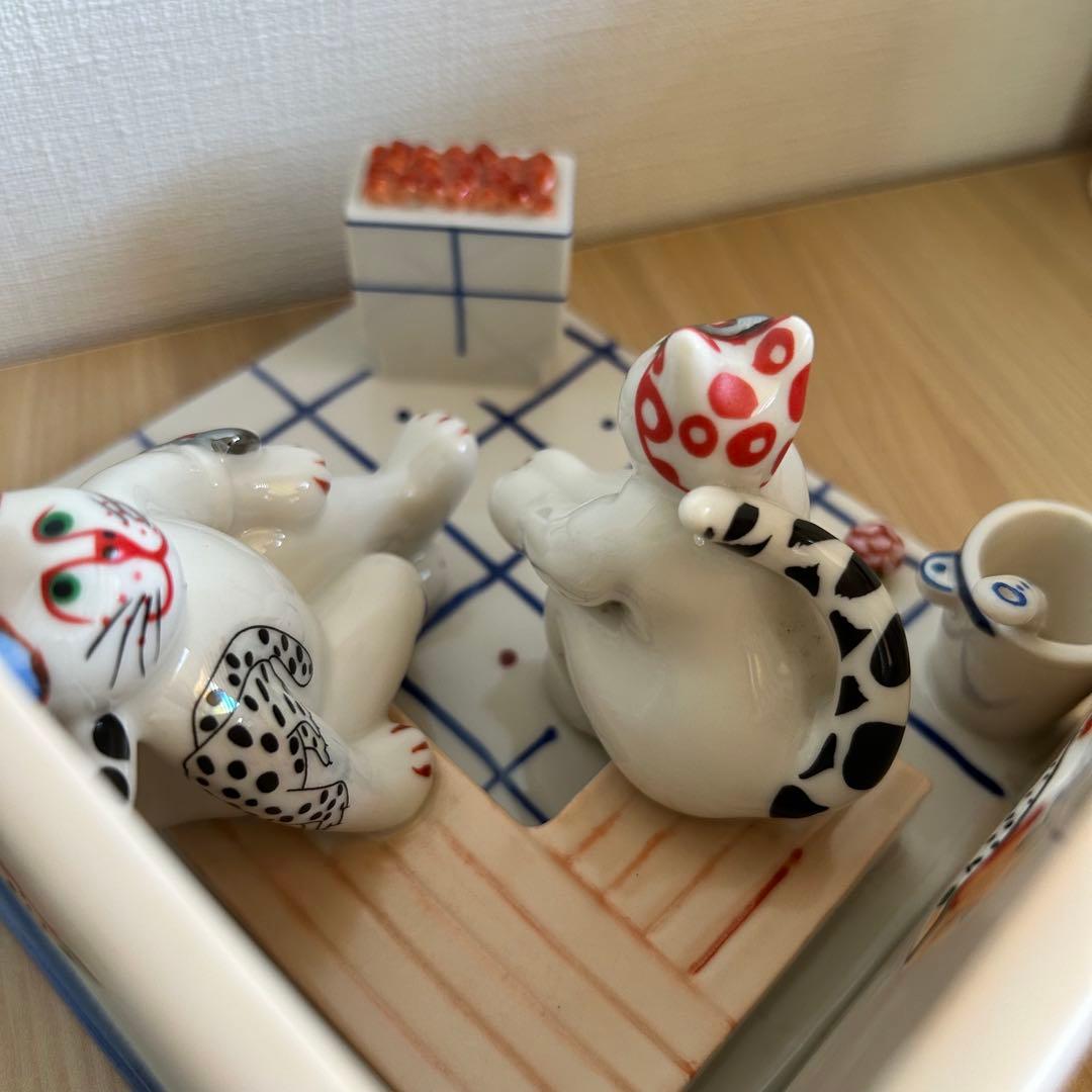 【スプーン補修跡あり】Villeroy&Boch ビレロイボッホ　サウナ　猫