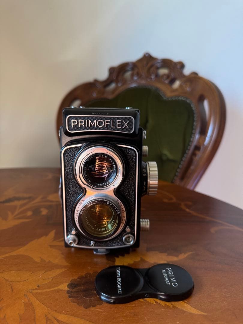 【貴重な完動品】PRIMOFLEX AUTOMAT 二眼レフカメラ 東京光学