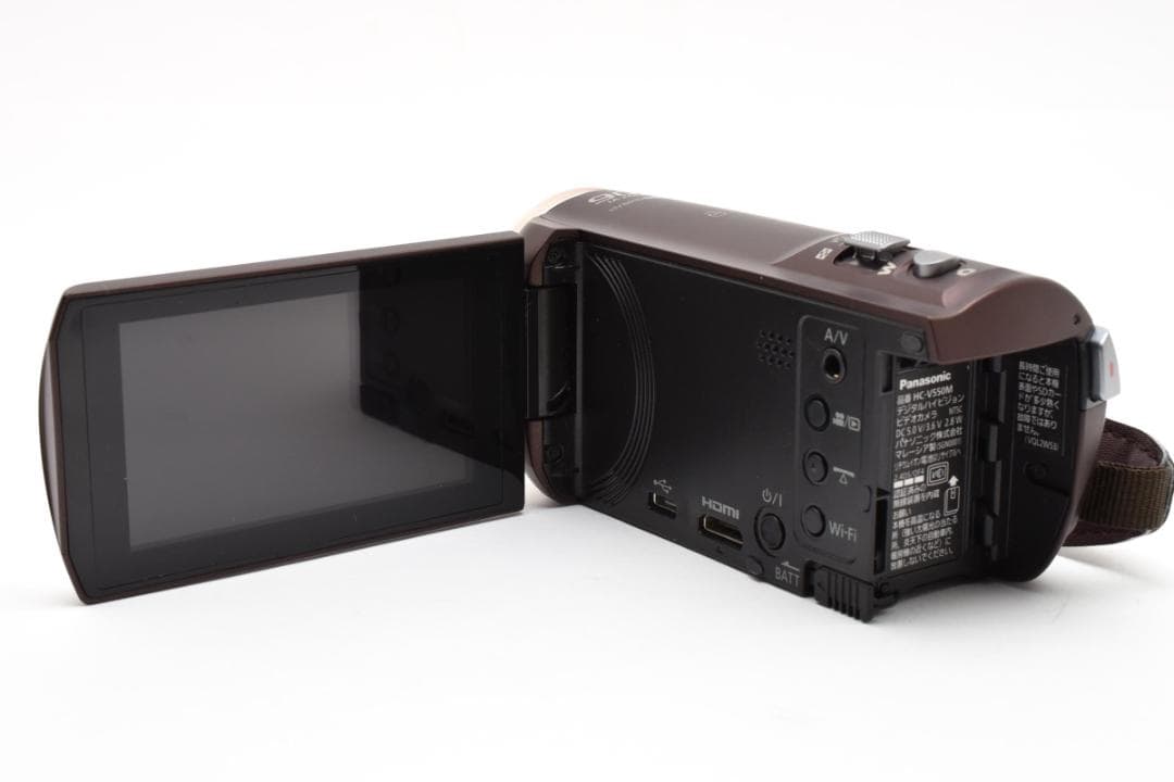 【美品】Panasonic ビデオカメラ HC-V550M　ブラウン　動作確認済