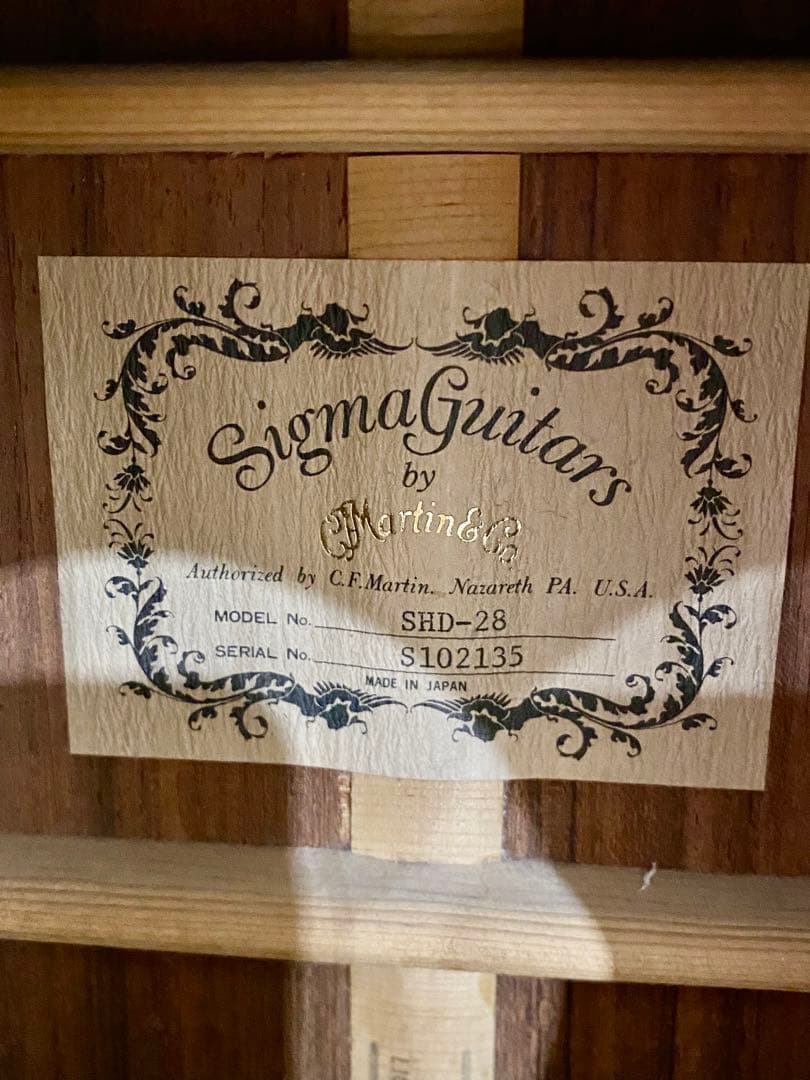 中古品 Sigma Guitars Martin SHD-28 マーチン ギター